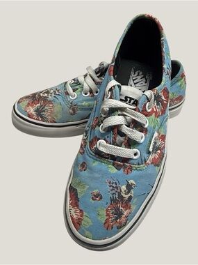 Vans Star Wars Yoda Low-Top Floral Canvas Sneakers mens 6